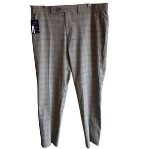 Ralph Lauren The Comfort Flex Pant Plaid Flat Front 38x30
